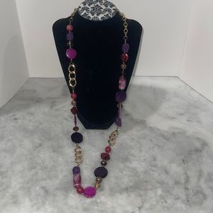 Purple necklace